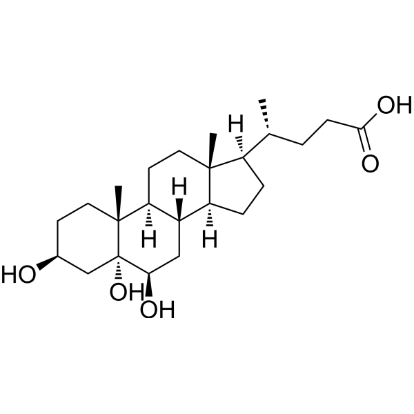 3β,5α,6β-Trihydroxycholanic acid 16030-92-5